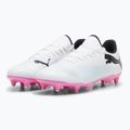 Încălțăminte de fotbal PUMA Future 7 Play MxSG puma white/puma black/poison pink 10