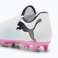 Încălțăminte de fotbal PUMA Future 7 Play MxSG puma white/puma black/poison pink 13