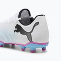 Încălțăminte de fotbal PUMA Future 7 Play FG/AG puma white/puma black/poison pink 13