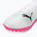 Încălțăminte de fotbal PUMA Future 7 Play TT puma white/puma black/poison pink 7