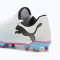 Încălțăminte de fotbal pentru copii PUMA Future 7 Play FG/AG puma white/puma black/poison pink 8