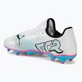 Încălțăminte de fotbal pentru copii PUMA Future 7 Play FG/AG puma white/puma black/poison pink 3