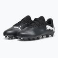 Încălțăminte de fotbal pentru copii PUMA Future 7 Play FG/AG puma black/puma white 10