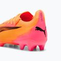 Încălțăminte de fotbal PUMA Ultra Ultimate FG/AG sunset glow/puma black/sun stream 13