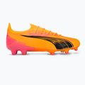 Încălțăminte de fotbal PUMA Ultra Ultimate FG/AG sunset glow/puma black/sun stream 2