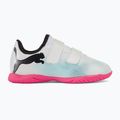 Încălțăminte de fotbal pentru copii PUMA Future 7 Play IT V puma white/puma black/poison pink 2