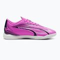 Încălțăminte de fotbal pentru copii PUMA Ultra Play TT Jr poison pink/puma white/puma black 9