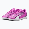 Încălțăminte de fotbal pentru copii PUMA Ultra Play TT Jr poison pink/puma white/puma black 10