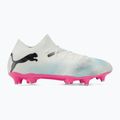 Încălțăminte de fotbal PUMA Future 7 Match MxSG puma white/puma black/poison pink 2