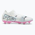 Încălțăminte de fotbal PUMA Future 7 Match MxSG puma white/puma black/poison pink 9