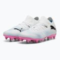 Încălțăminte de fotbal PUMA Future 7 Match MxSG puma white/puma black/poison pink 10
