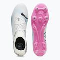 Încălțăminte de fotbal PUMA Future 7 Match MxSG puma white/puma black/poison pink 11