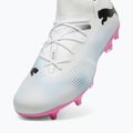 Încălțăminte de fotbal PUMA Future 7 Match MxSG puma white/puma black/poison pink 12