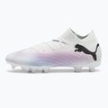 Încălțăminte de fotbal pentru copii PUMA Future 7 Pro FG/AG Jr puma white/puma black/poison pink 8