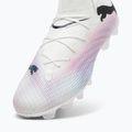 Încălțăminte de fotbal pentru copii PUMA Future 7 Pro FG/AG Jr puma white/puma black/poison pink 12
