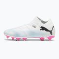 Încălțăminte de fotbal PUMA Future 7 Match FG/AG puma white/puma black/poison pink 8