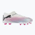 Încălțăminte de fotbal PUMA Future 7 Pro+ FG/AG puma white/puma black/poison pink 2