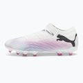 Încălțăminte de fotbal PUMA Future 7 Pro+ FG/AG puma white/puma black/poison pink 8