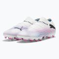 Încălțăminte de fotbal PUMA Future 7 Pro+ FG/AG puma white/puma black/poison pink 10