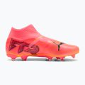 Încălțăminte de fotbal PUMA Future 7 Match+ LL FG/AG sunset glow/puma black/sun stream 9