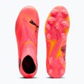 Încălțăminte de fotbal PUMA Future 7 Match+ LL FG/AG sunset glow/puma black/sun stream 11