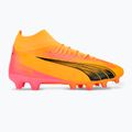 Încălțăminte de fotbal PUMA Ultra Pro FG/AG sunset glow/puma black/sun stream 2