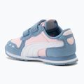 Încălțăminte pentru copii PUMA Cabana Racer SL 20 V Inf whisp of pink/puma white/zen blue 3