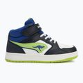 Pantofi pentru copii KangaROOS K-CP Hogan EV dark navy/lime 2