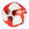 Minge de fotbal uhlsport Attack Addglue white/red/silver mărime 4 2