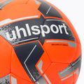 Minge de fotbal uhlsport 290 Ultra Lite Addglue fluo orange/marine/silber mărimea 5 3