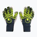 Mănuși de portar uhlsport Prediction Supergrip + HN navy/white/fluo yellow