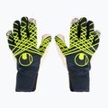 Mănuși de portar uhlsport Prediction Flex HN navy/white/fluo yellow