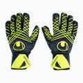 Mănuși de portar uhlsport Prediction Supersoft HN navy/white/fluo yellow