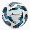 Minge de fotbal uhlsport Fairtrade Top Training Addglue white/black/fluo blue mărime 4