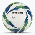 Minge de fotbal uhlsport 350 Lite Match Addglue white/dark blue/fluo yellow mărime 4