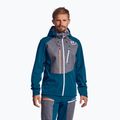 Jachetă softshell pentru bărbați Ortovox Pordoi albastru marin 60173