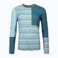 Cămașă termică pentru bărbați Ortovox 185 Rock'N'Wool LS verde 8415200011