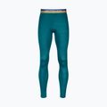 Pantaloni termici pentru bărbați Ortovox 185 Rock'N'Wool Long verde 8418200009