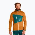 Bărbați de trekking pulover Ortovox Fleece Grid Hoody maro 87211
