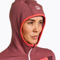 Pulover de trekking pentru femei Ortovox Fleece Grid Hoody roșu 87201 4