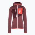 Pulover de trekking pentru femei Ortovox Fleece Grid Hoody roșu 87201 6