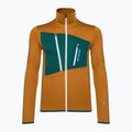 Hanorac de trekking pentru bărbați Ortovox Fleece Grid maro 87212