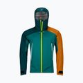 Jachetă de ploaie pentru bărbați ORTOVOX Westalpen 3L Light verde 7025200026 7
