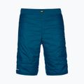 Pantaloni scurți de trekking pentru bărbați Ortovox Swisswool Piz Boè albastru 61064