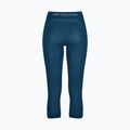 Pantaloni termoactivi pentru femei ORTOVOX 120 Comp Light Short albastru petrol 4