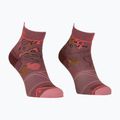Șosete de trekking pentru femei ORTOVOX Alpine Light Quarter roz 5479100005