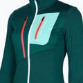 Pulover de trekking pentru femei Ortovox Fleece Grid Hoody dark pacific 87201 3