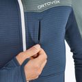 Hanorac pentru bărbați ORTOVOX Fleece Light Grid Hooded deep ocean 4