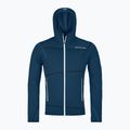 Hanorac pentru bărbați ORTOVOX Fleece Light Hoody deep ocean