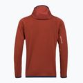 Bluză pentru bărbați ORTOVOX Fleece Grid Hoody clay orange 2